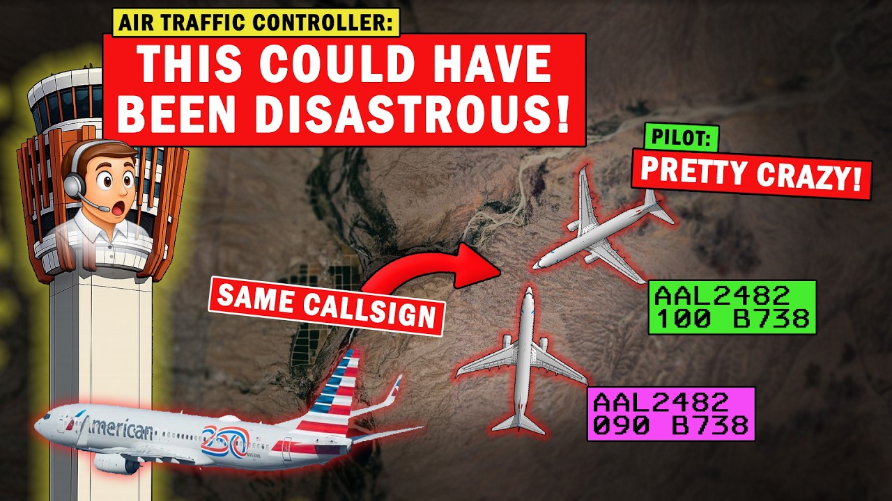 "Could have been DISASTROUS" | Planes with SAME CALLSIGN again!