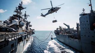 Why the US Navy Flies Ammo Over a Cable It Just Rigged Off Hormuz
