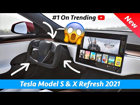 Tesla Model S & X Refresh 2021 | No transmission column?