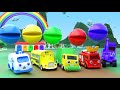 Bath Song for Baby - Learn Vehicle Names and Color Change, Cars Cartoon - Nursery Rhymes & Kid Songs