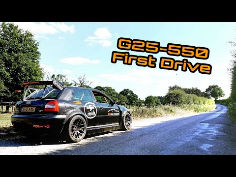 Garrett G25 550 FIRST DRIVE in our Audi A3 track car!