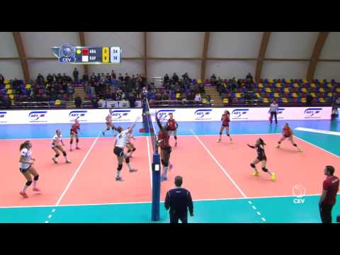 CLVolleyW - 4th Round Leg 4 - Azerrail BAKU vs ST-RAPHAËL Var VB