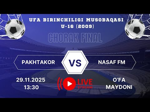 CHORAK FINAL "PAKHTAKOR - NASAF FM" U-16 (2009)