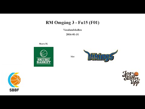 Skuru Basket (F01) mot Solna Vikings - RM Omgång 3 - 2016-01-31