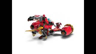 LEGO Ninjago - Kaiův bouřný jezdec a robot