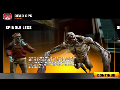 Kill Shot Virus Region 2 Dead Ops Mission 1 - SPINDLE LEGS Gameplay