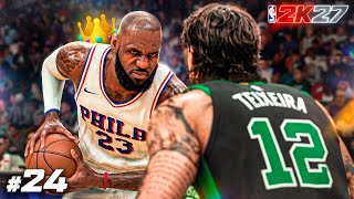 NOSSO 1° DUELO CONTRA LEBRON JAMES | NBA 2K27 Modo Carreira (Ep.24)