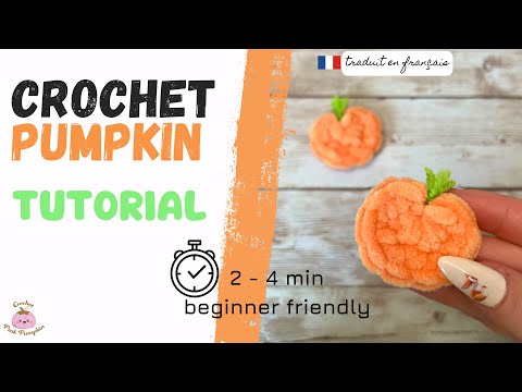 Crochet Pumpkin Tutorial - Mini Pumpkins - Fast, Easy Beginner Crochet Pattern for Fall / Halloween