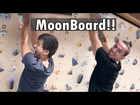 Moonboard Competition IFSC WorldCup Style - Geek Climber V.S. rockentry!