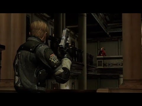 Killing the Zealot Before He Reaches the Machine Gun - Resident Evil 4