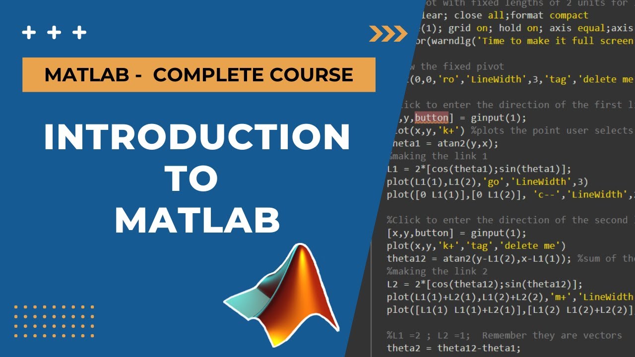 1. Introduction to Matlab | MATLAB Tutorial for Beginners | Full Course