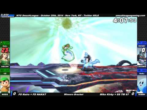 SmashLeague NY - FS Nairo + FS NAKAT vs Mike Kirby + SS TM-87 - Smash 3DS