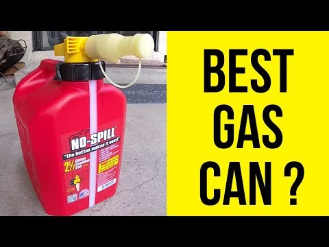 NO-SPILL Gas Can. Best Gas Can? Test & Review -Jonny DIY