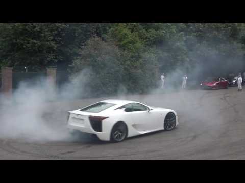 Lexus LFA & LC 500 Go Insane at Goodwood | Lols, Burnouts, Drifts