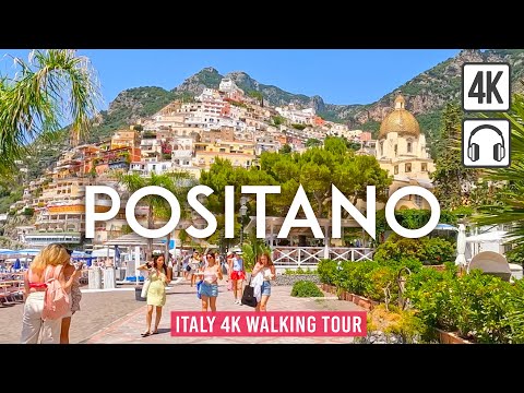 Positano 4K Walking Tour (Italy) - With Captions & Immersive Sound [4K Ultra HD/60fps]