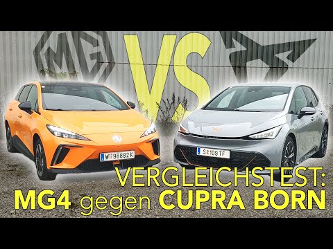 MG4 & Cupra Born in a big comparison test; fuel consumption, equipment, performance, and more che...