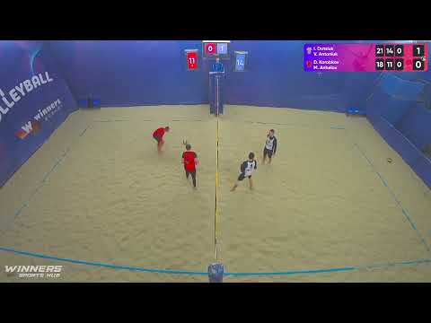 11:40 I. Datsiuk / V. Antoniuk - D. Korobkov / M. Anhelov 14.12.2022 | Winners Beach Volleyball