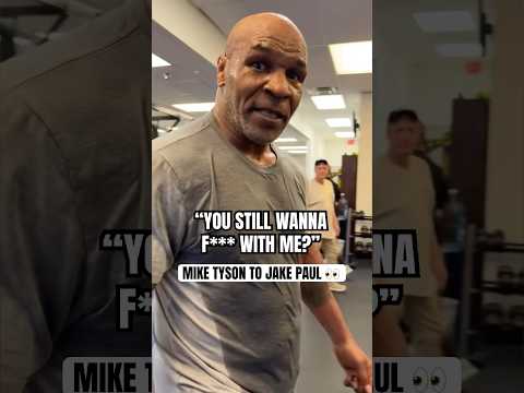 Mike Tyson has a message for Jake Paul 🍿