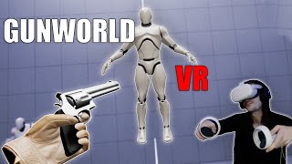 This NEW VR Physics Game is WILD | GunWorld VR Gameplay