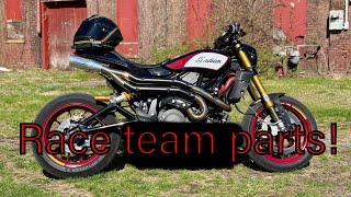 Installing a Super Hooligan belly pan on my FTR1200
