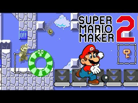 AMAZING Super Ball Puzzle Level - Super Mario Maker 2