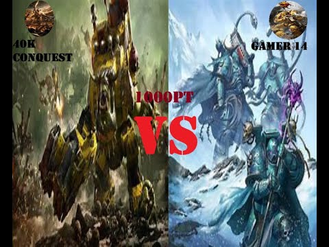 Season 1 Episode 1 Battle Report 1000pts Orks VS Alpha Legion