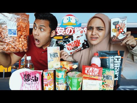 Review SEMUA MAKANAN PELIK dari JAPAN! - DON DON DONKI!