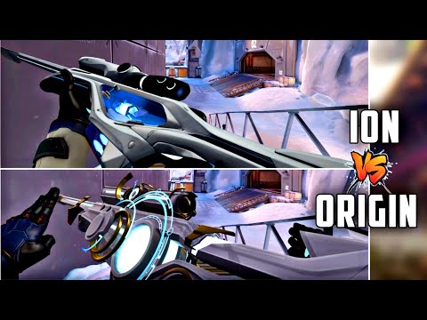 Ion Operator VS Origin Operator Comparison || Which One Is The Best Operator Skin In Valorant ||