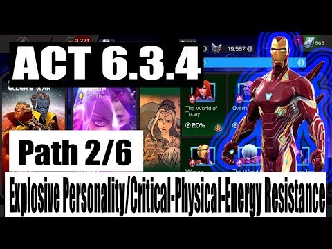 Act 6.3.4 Path 2/6 (Explosive Personality/Critical-Physical-Energy Resistance) - MCOC