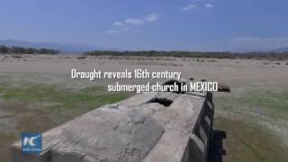 Drought reveals 400 year old church submerged in Mexico