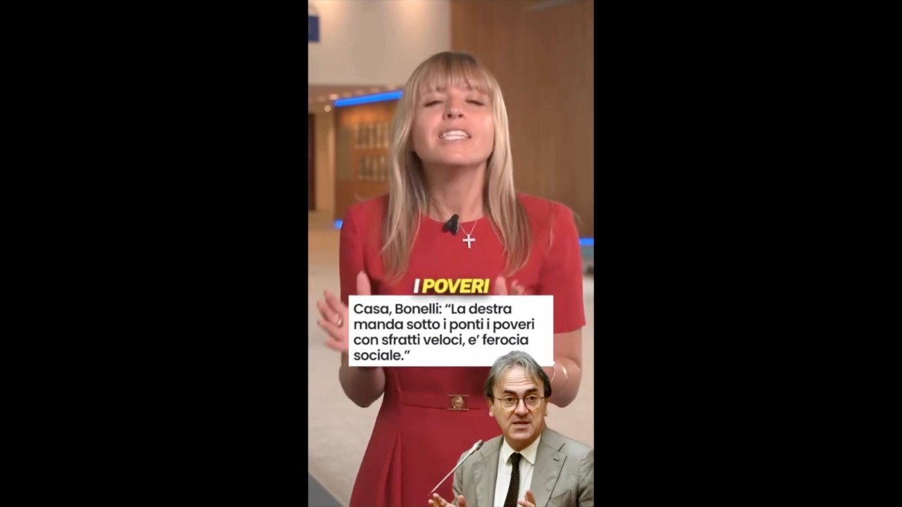 SARDONE: "AVETE VISTO L'ULTIMO DELIRIO DELLA SINISTRA? ORA SI OPPONGONO ANCHE AGLI SGOMBERI"