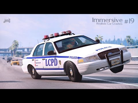 Immersive Realistic Car Crashes #19 - BeamNG Drive