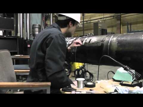 Soldering the strain gauges part 1