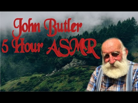 John Butler ASMR/MEDITATION/SLEEP/5 HOURS Rain & Fireplace Sounds