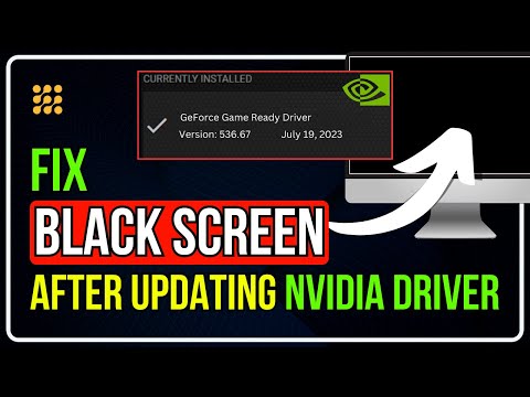 How to Fix BLACK SCREEN After Updating NVIDIA Driver [Windows 11/10]