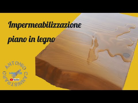 Waterproofing a wooden floor