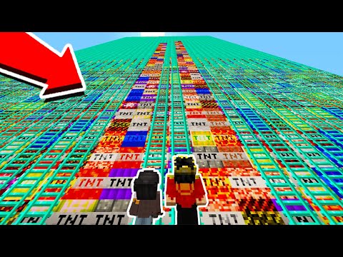 UZAY TNT MERDİVENİNİ PATLATMAK 😱 - Minecraft
