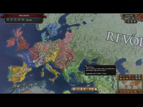 EUIV - Over 3 Thousand Regiments! (1.19) Timelapse