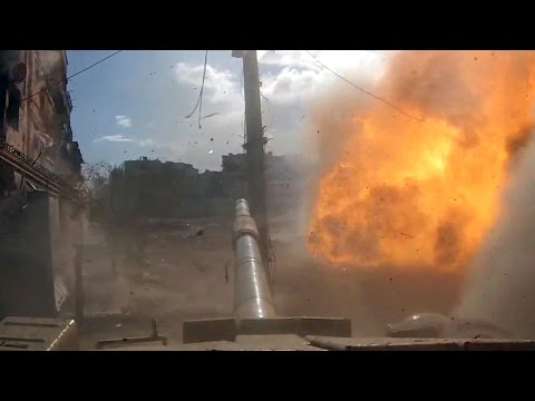 ᴴᴰ Death of a Tank on GoPro ✞T-72 destroyed - OnBoards Syria ♦ subtitles ♦