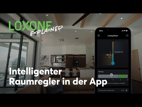 Smart room controller – Use in the app | Loxone Explained [4k]