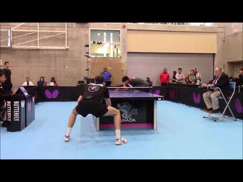 Alexander Bu, a table tennis player --- In 2018 Canadian Nationals.