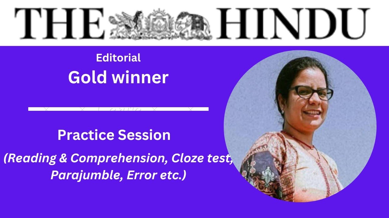 30 August, 2023 | The Hindu Editorial Practice Exercise | Gold Winner