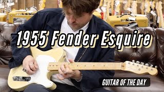 Video thumbnail for 1955 Fender Esquire | Guitar of the Day - From Norm's Warehouse! by Normans Rare Guitars