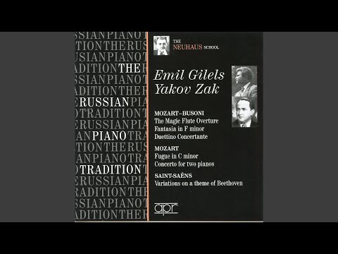 Die Zauberflöte Overture, BV B 93 (After Mozart's K. 620)