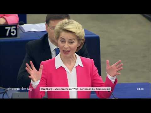 Aussprache zur Wahl der neuen EU-Kommission in Straßburg am 27.11.19