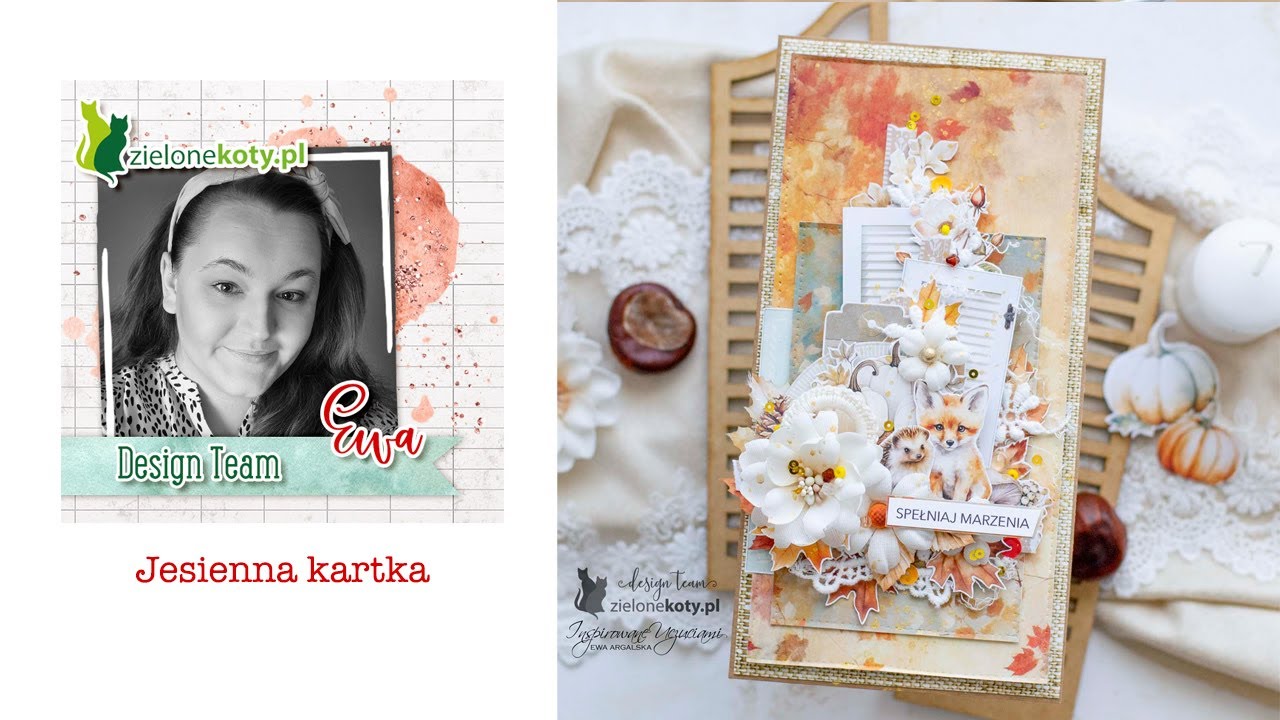 Jesienna kartka + video | Ewa