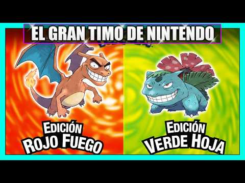 EL MAYOR ATRACO de NINTENDO! POKÉMON ROJO FUEGO y VERDE HOJA para NINTENDO SWITCH es una VERGÜENZA