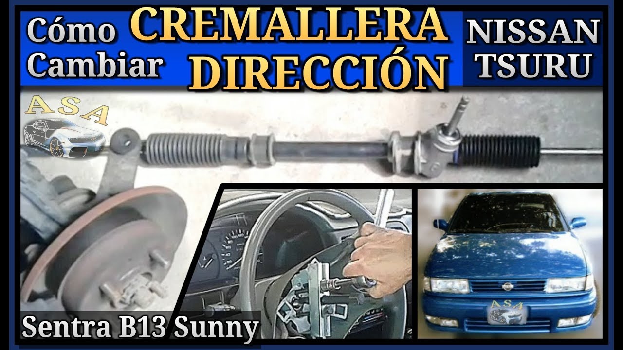 DIRECCIÓN, CREMALLERA, Nissan Tsuru Sentra Sunny VOLANTE