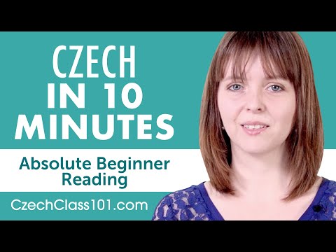 10 Minutes of Czech Reading Comprehension for Absolute Beginners