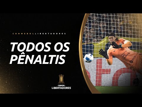 TODOS OS PÊNALTIS ENTRE BOCA JUNIOS X CORINTHIANS | OITAVAS DE FINAL DA CONMEBOL LIBERTADORES